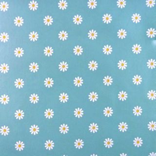 bloemen-tafelzeil-PVC-blauw