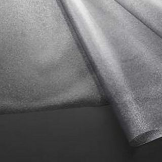 Volle rol Transparant Glitter Silver