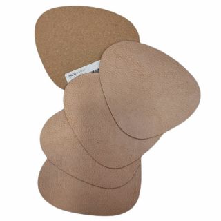 koper-onderzetter-pebble-leer