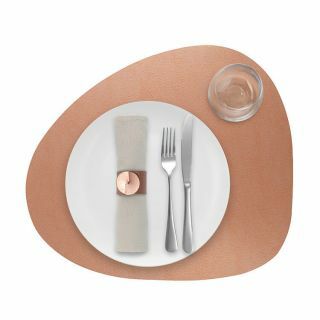 Belgisch_Placemats_Pebble_Skinnatur_Leder_Onderlegger_Brons