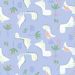 Tafelzeil Captain Cook Dinocroc Xenon Blue, staaltje
