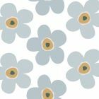 natuur-bloemen-vrolijk tafelzeil-wit-grijs