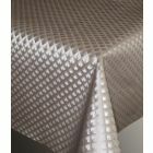 polyline-beige-luxetafelzeil-afwasbaar-stijlvol-feestelijk-ruitjes-effen