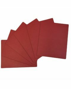 rood-leer-onderzetter-rechthoekig-elegante onderzetter-Skinnatur
