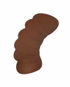 Onderzetter-leer-effen-pebble-Skinnatur-bruin